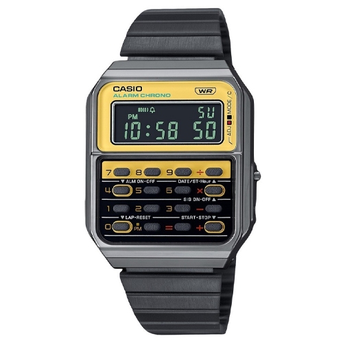 CASIO นาฬิกาข้อมือ สายสแตนเลส รุ่น CA-500WE,CA-500WEGG,CA-500WE-4B,CA-500WE-7B,CA-500WEGG-9B