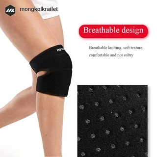 MK กีฬาเข่า Pads Breathable หนาเข่าสนับสนุนรั้งฟิตเนสอุปกรณ์กีฬาสำหรับวิ่งขี่
