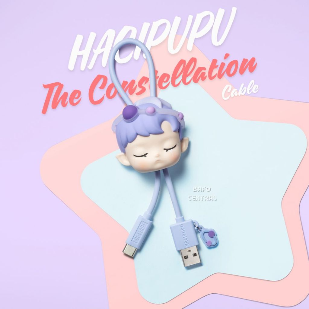 Live 20.00 ** สายชาร์จ HACIPUPU The Constellation Cable POP MART พร้อมส่ง