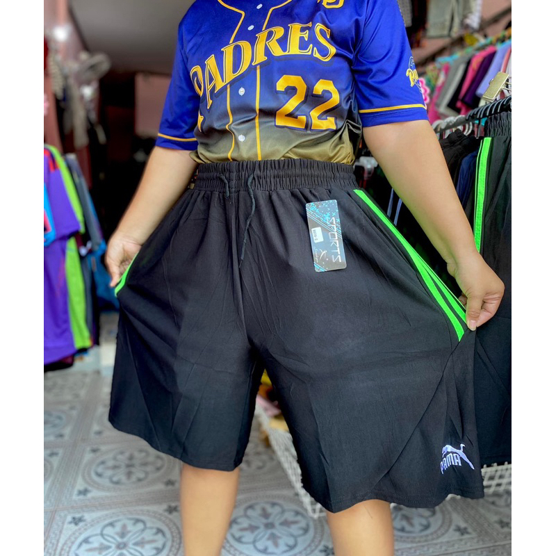 กางเกงใส่เล่นคนอ้วน ผ้าเกาหลีนุ่ม ยืดได้เยอะ 100-150 โลใส่ได้