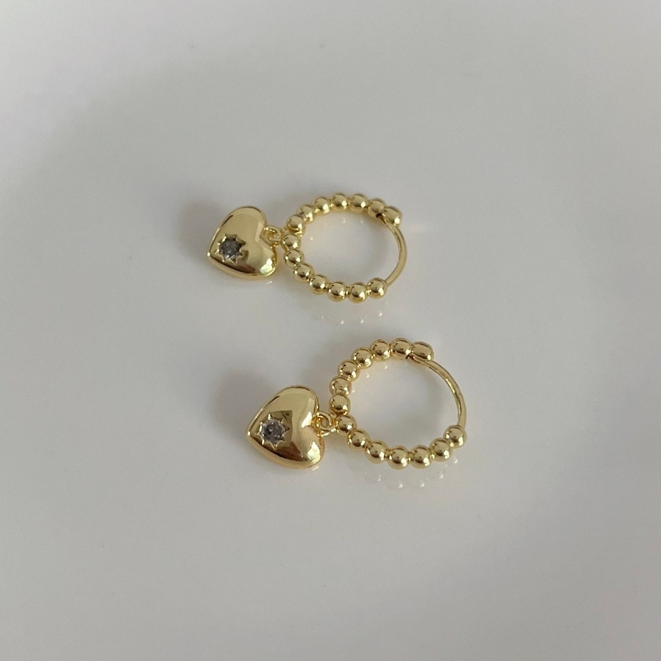 318-littlegirl gifts- Pearl heart necklace earring s925