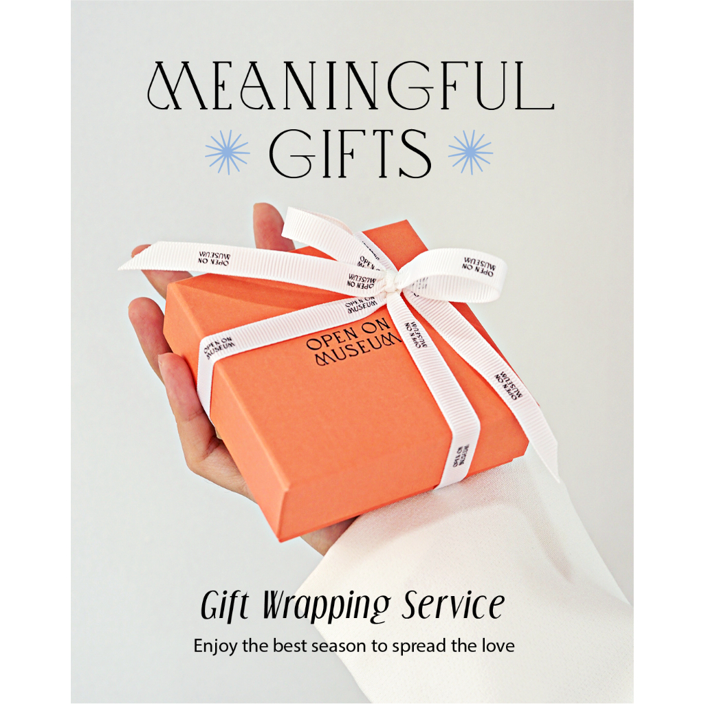 [Open on Museum] บริการห่อของขวัญแบบครบเซ็ท Gift Wrapping Service