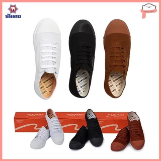 **ออกใบกำกับภาษีได้**รองเท้านักเรียน รองเท้าผ้าใบ รองเท้านันยาง Nanyang รุ่น 205-S ขนาด 30-47 นันยาง