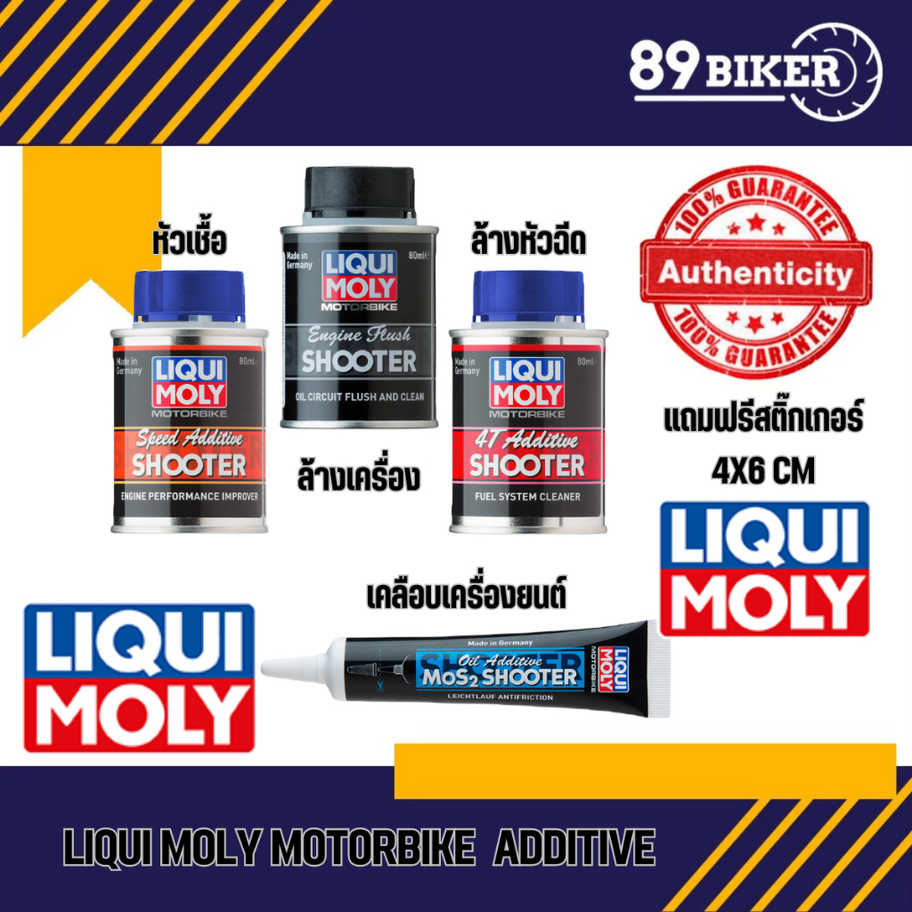 Liqui Moly 4T SHOOTER ล้างหัวฉีด ล้างเครื่องยนต์ หัวเชื้อ เคลือบเครื่องยนต์ (มอไ