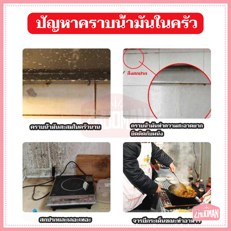 แผ่นกันน้ํามันกระเด็น กันน้ำมันกระเด็น แผ่นกั้นน้ำมัน ทนความร้อน ทำความสะอาดง่าย สามารถพับเพื่อจัดเก็บ - รูปที่ 4