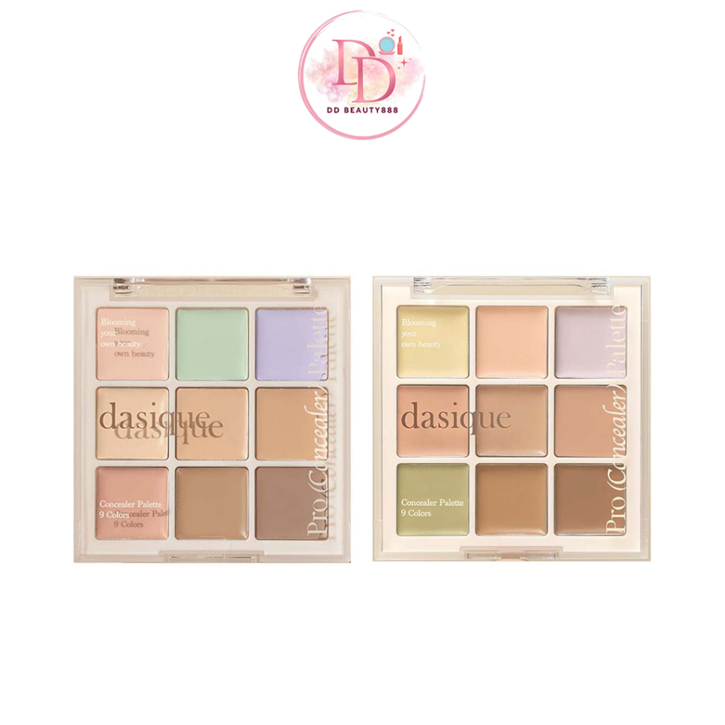พาเลตต์คอนซีลเลอร์ Dasique Pro Concealer Palette 9.g ผิวสวยปังในตลับเดียว 9 ช่อง 9 เฉดสี