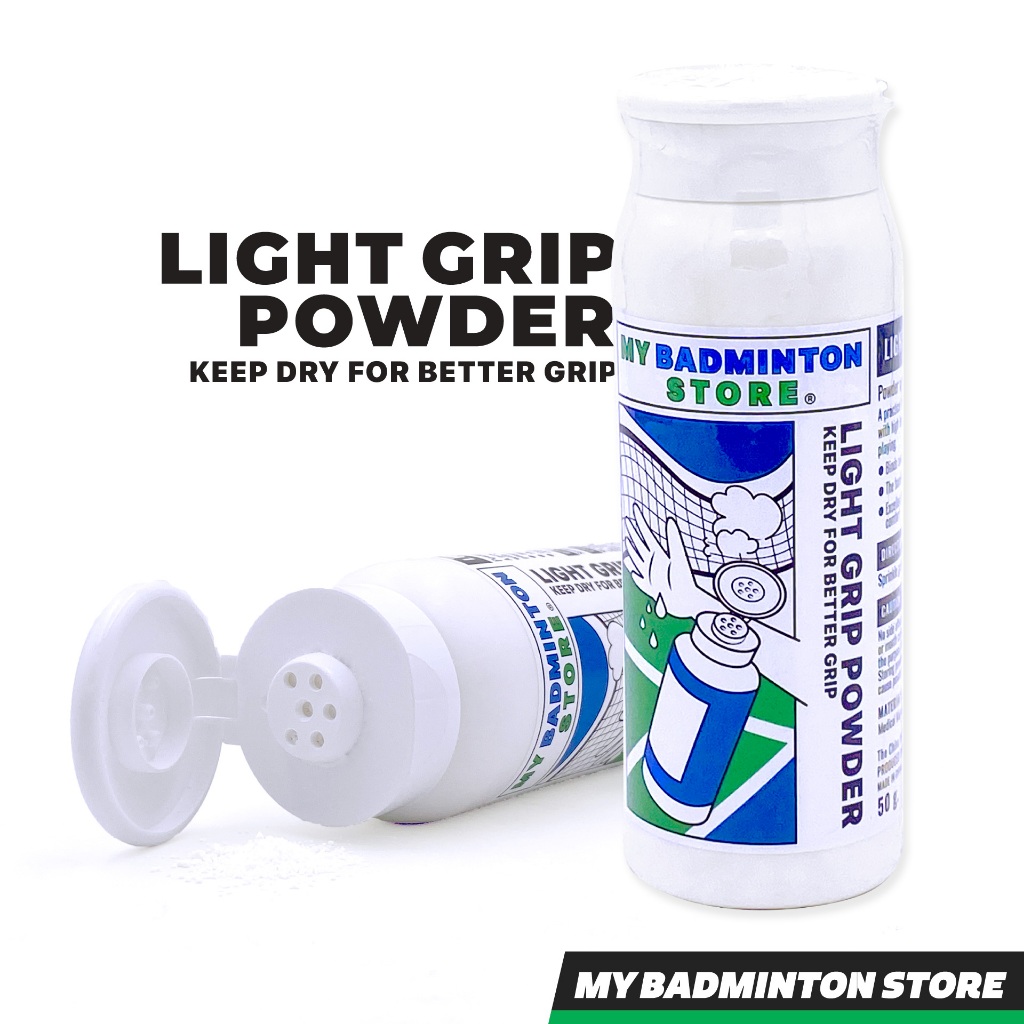 Grip Powder ผงแป้งระงับเหงื่อ สำหรับกริปผ้า แบดมินตัน ผงกันลื่น ลดความชื้น สัมผัสแห้งทันที