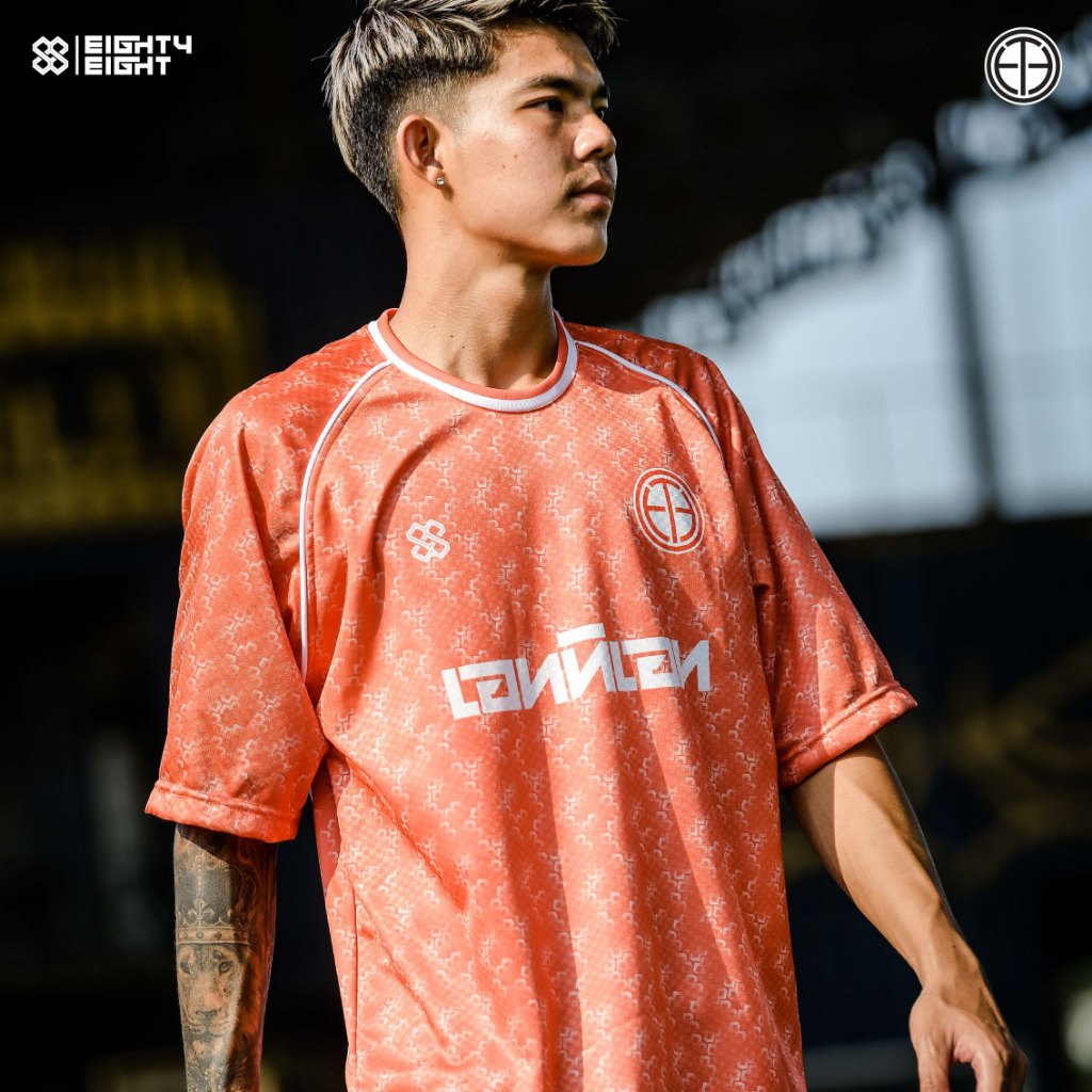 EightyEight Sport เสื้อบอลวินเทจ โอเวอร์ไซส์ ทรงสตรีท เท่ด้วยเบอร์ใหญ่ด้านหลัง ราคา ถูกที่สุด ดีลบีเคเค แกลเลอรีภาพที่ 4