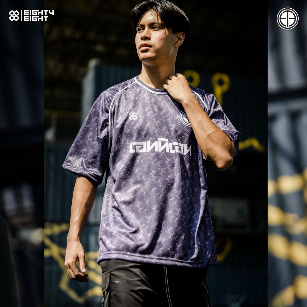 EightyEight Sport เสื้อบอลวินเทจ โอเวอร์ไซส์ ทรงสตรีท เท่ด้วยเบอร์ใหญ่ด้านหลัง ราคา ถูกที่สุด ดีลบีเคเค แกลเลอรีภาพที่ 8