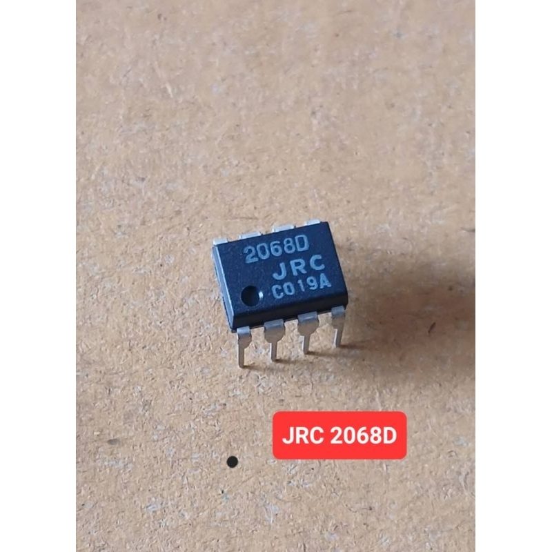 NJM2068D (ยี้ห้อJRC) DIP-8 (DUAL OP-AMP)