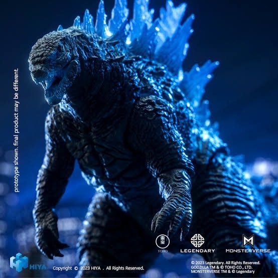 Hiya Toys Godzilla vs. Kong ฟิกเกอร์ Heat Ray Godzilla Translucent Version