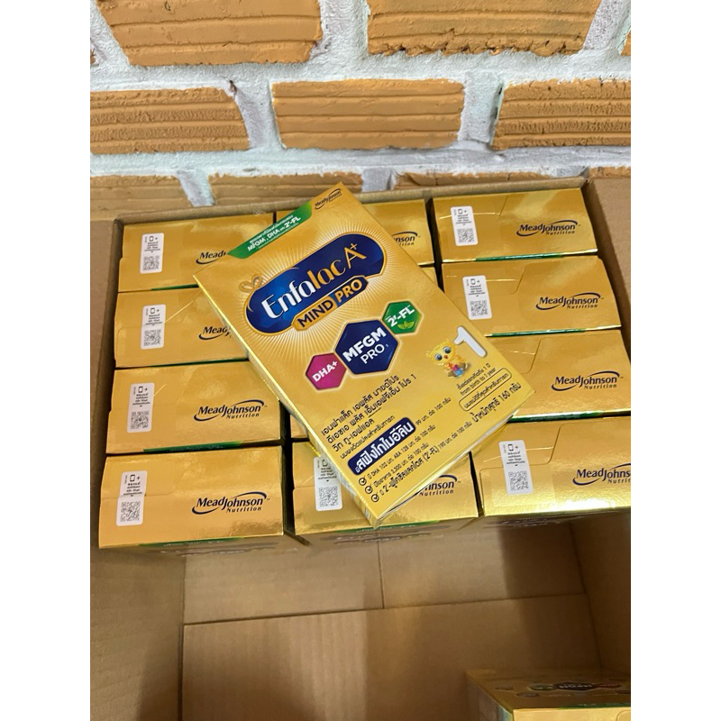 ( 12 กล่อง ขนาด 160กรัม x 12 กล่อง) Enfalac A+ mind pro นมผงสูตร 1 สำหรับเด็กแรกเกิดถึง1ปี