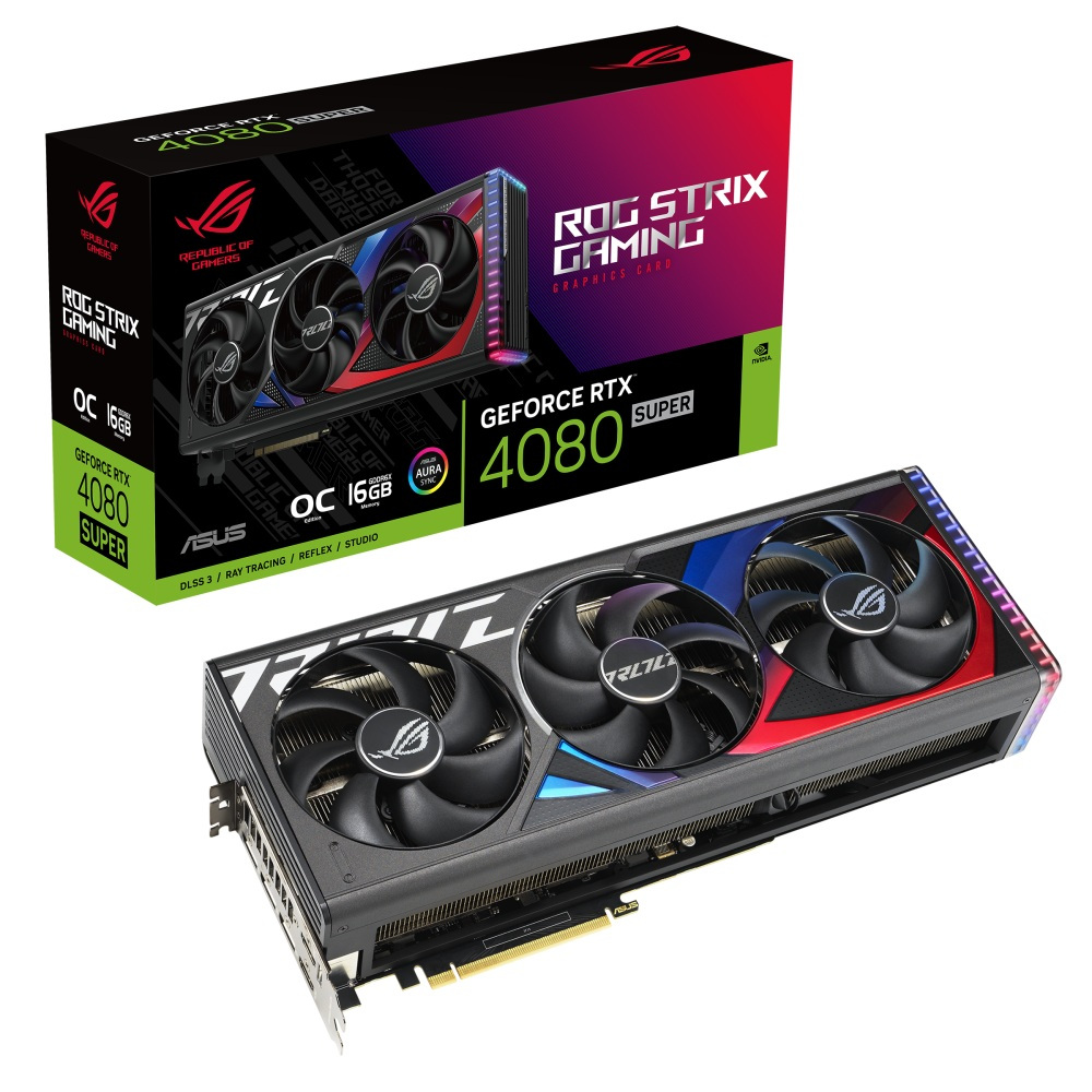 ASUS ROG Strix GeForce RTX 4080 SUPER 16GB OC Edition Graphics Card การ์ดจอ