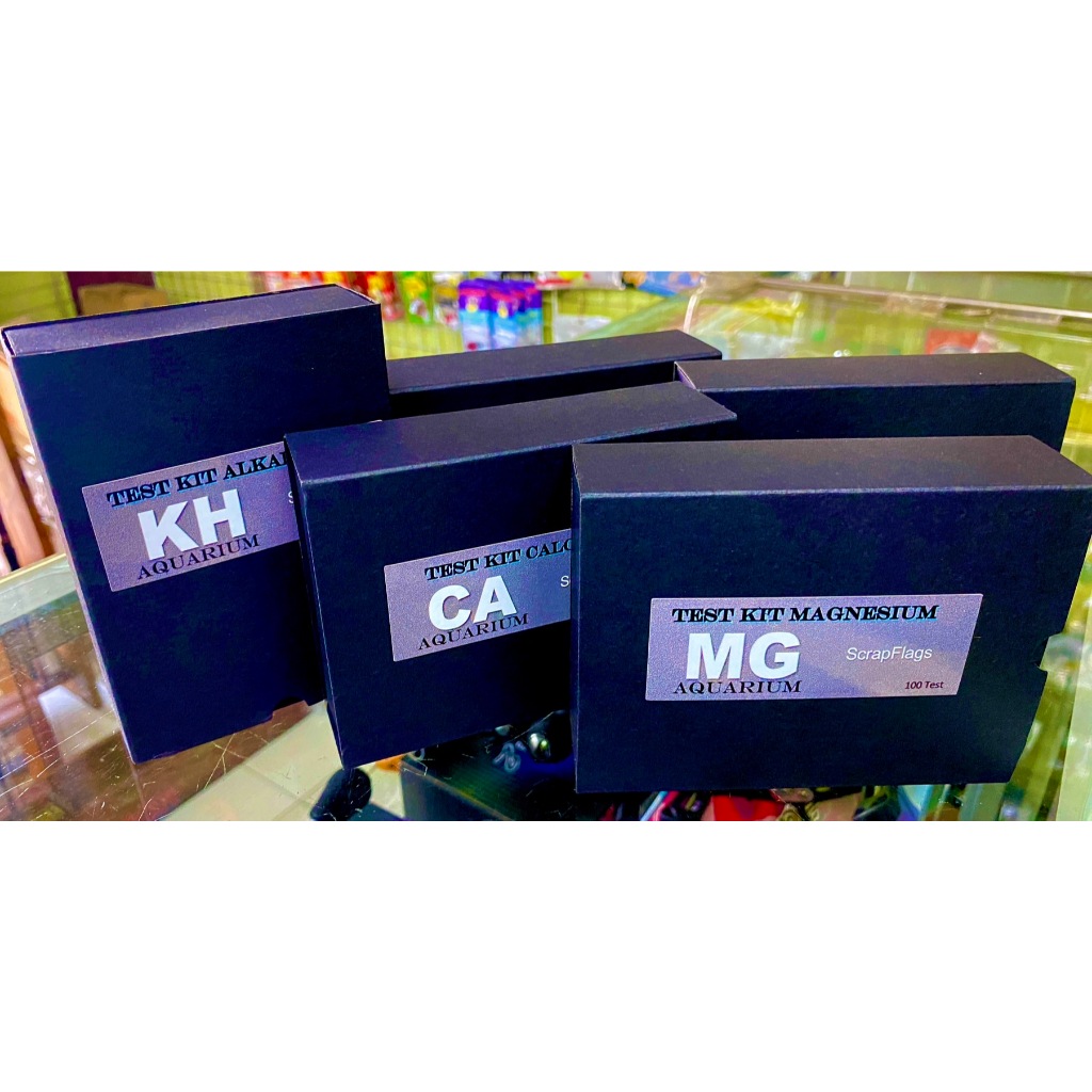 ScrapFlags ชุดรวมวัดค่าน้ำKH CA MG  100up Test/ scrapFlagsยินดีหลังบริการขาย