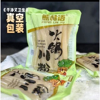 เส้นมันเทศ เส้นหนึบมันม่วงหนานุ่มเคี้ยวหนึบอร่อย เส้นหนึบสุกี้ (小川粉 ขนาด100g ถุงเล็ก)