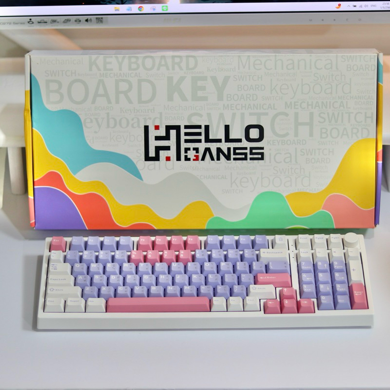 (มือสองเหมือนใหม่)คีย์บอร์ด Hello Ganss HS98T PRO V2  Hotswap RGB Mechanical Keyboard