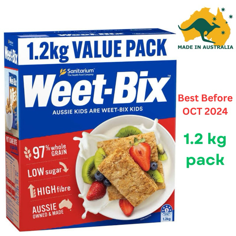 Weet-Bix Cereal Australia 1.2 kg pack (BBF OCT 2024)