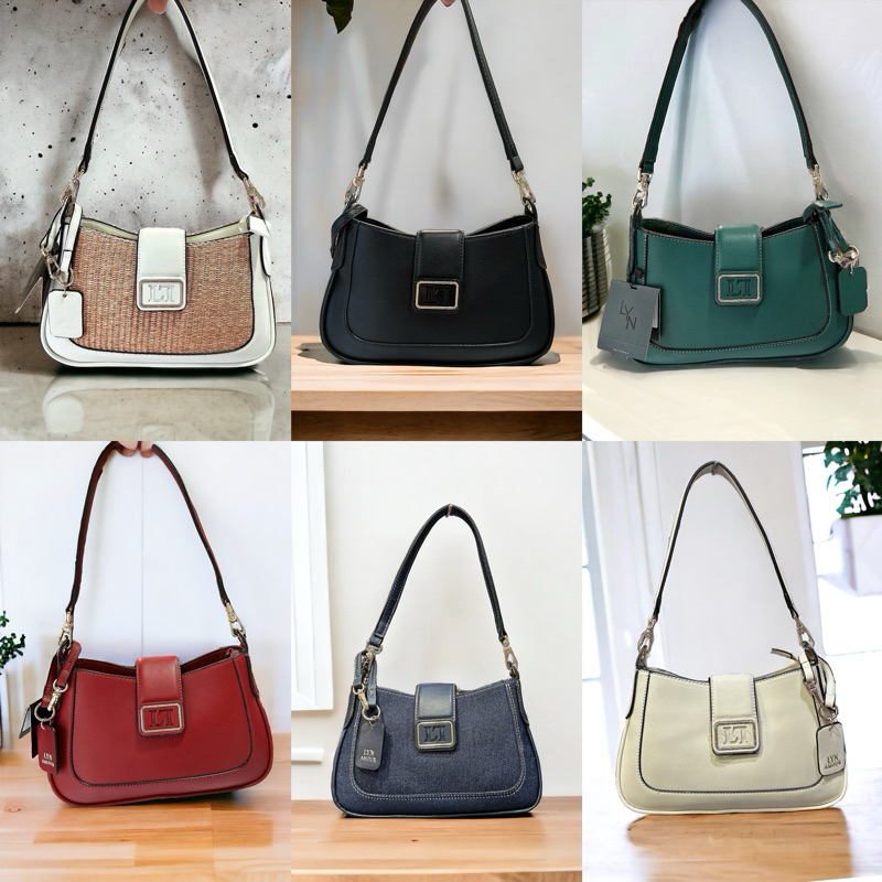 กระเป๋าสะพายข้าง LYN คลอใหม่ 2024 มาพร้อมสายยาว รุ่นนี้ทรงใช้ง่าย