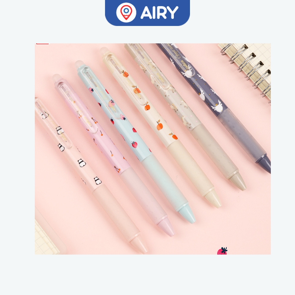 ปากกาเจลลบได้ Chosch ขนาด 0.5mm (คละสี 1 แท่ง) หมึกสีน้ำเงิน ปากกาเขียนดี เครื่องเขียน รุ่น G227