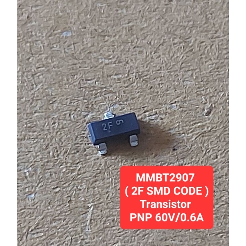 MMBT2907 (2F Smd code) Transistor PNP 60V/0.6A