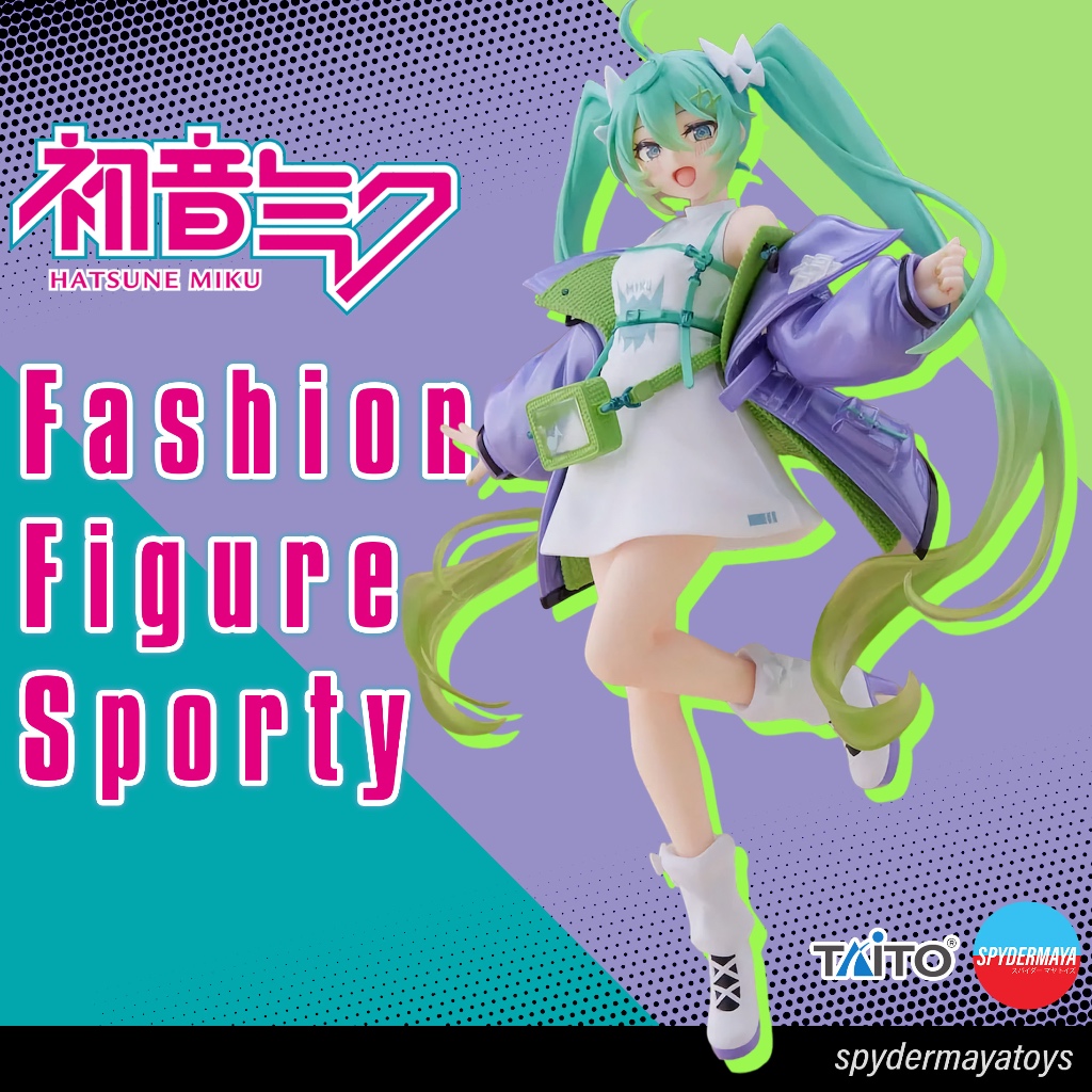 [พร้อมส่ง] ฟิกเกอร์ Hatsune Miku Fashion Figure  Sporty - TAITO