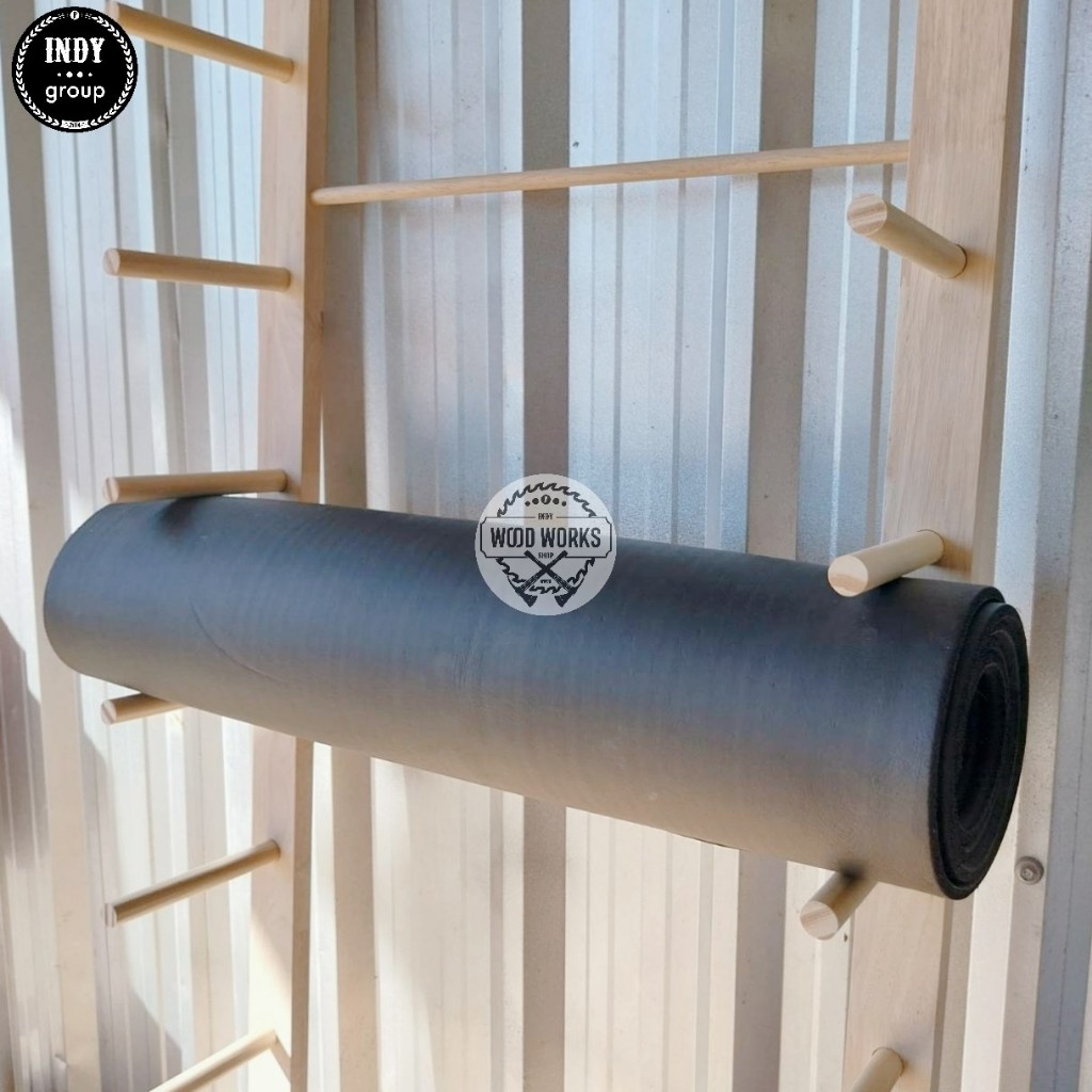 ชั้นวางเสื่อโยคะ ที่เก็บเสื่อโยคะ Yoga mat rack แบบติดผนัง และ แบบตั้งพื้น รูปที่ 2