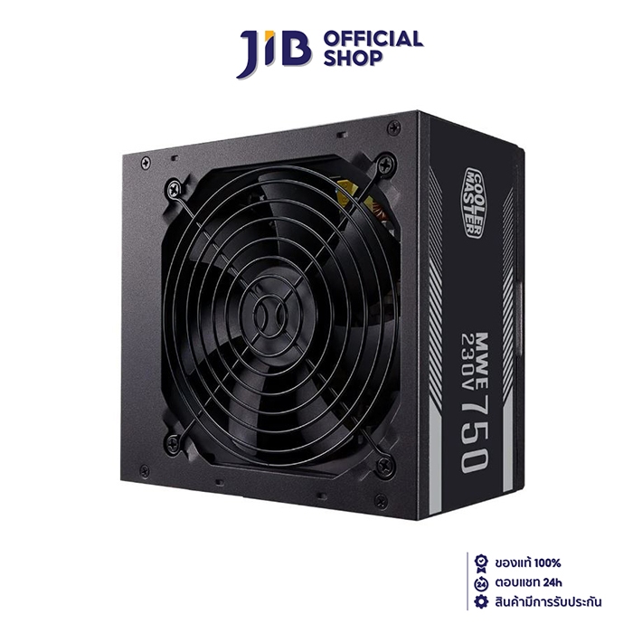 POWER SUPPLY (อุปกรณ์จ่ายไฟ) COOLER MASTER MWE 750 WHITE 230V - V2 - 750W 80 PLUS (BLACK) (ATX) (MPE-7501-ACABW-BTH)