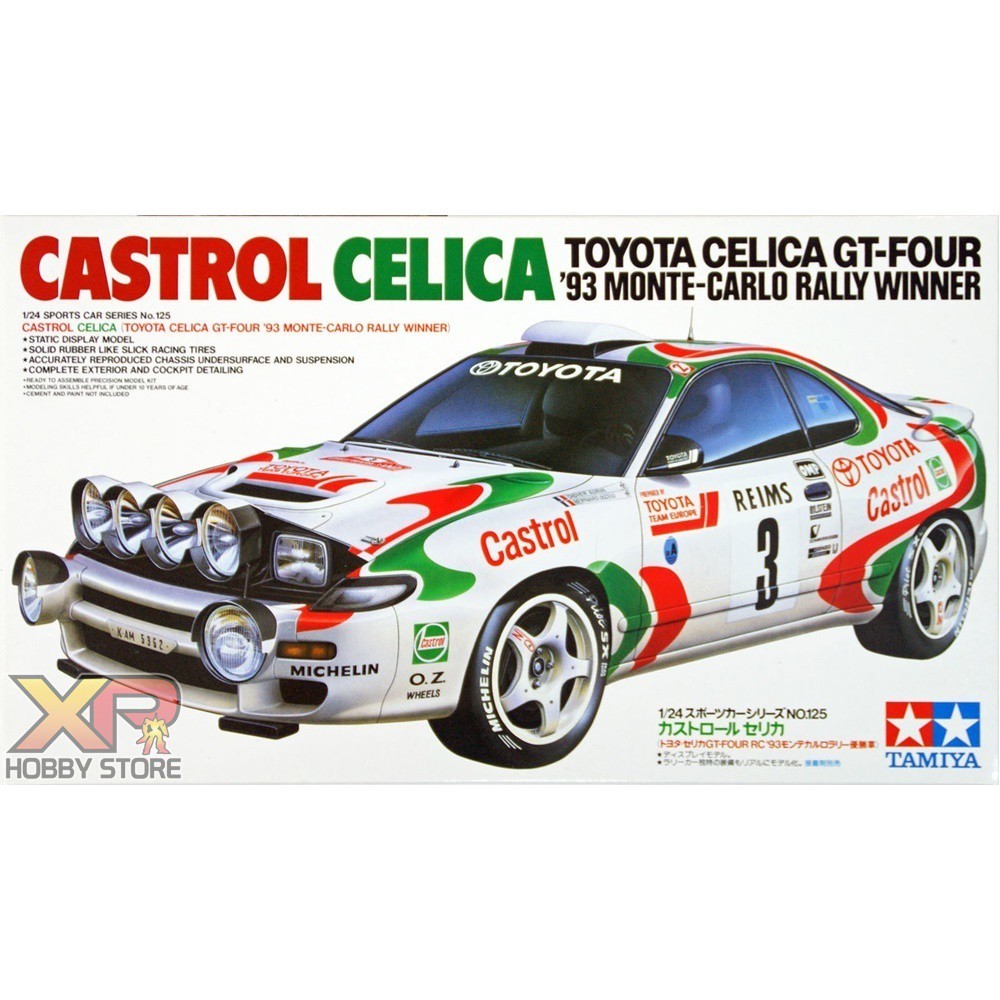 [Tamiya] 1/24 : Toyota Castrol Celica GT-4 1993 Monte-Carlo Rally Winner (TA 24125)