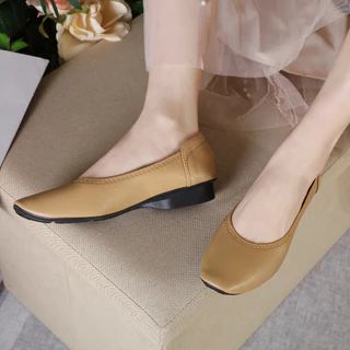ALICE BASIC รองเท้าคัชชู ส้น 1 นิ้ว ใส่สบายซัพพอร์ทเท้าได้ดีมีพื้นกันลื่นและกำมะหยี่กันกัด ตระกร้า1