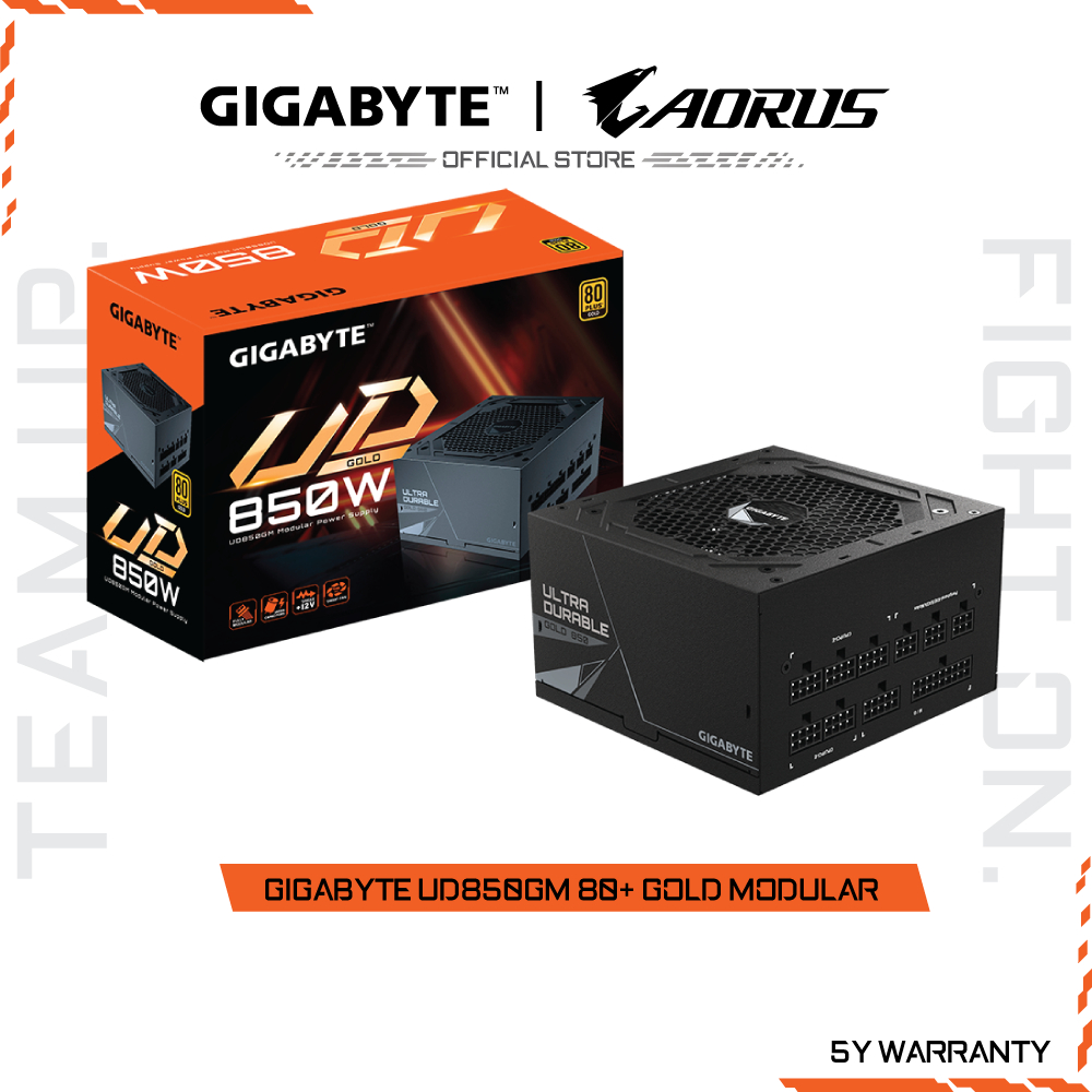 GIGABYTE UD850GM 80+ GOLD POWER SUPPLY MODULAR (GP-UD850GM)