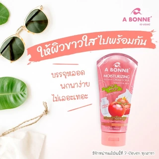 A Bonne เอ บอนเน่ มอยเจอร์ไรซิ่ง ซาวเวอร์ ครีม สครับ โทเมโท่ แอนด์ มิลค์ 230 กรัม