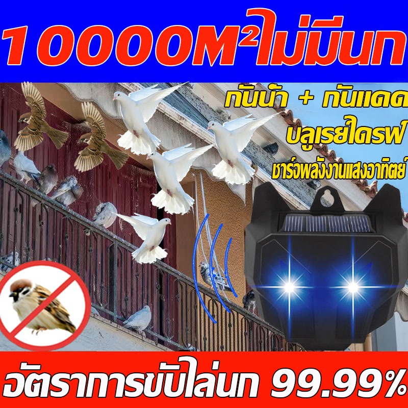ส่งของจากไทย 10000M²เมตรไม่มีนก ไล่นกพิราบ ก้อนไล่นกพิราบ ไม่มีอันตรายต่อมนุษย์ สามารถขับไล่นก 999 สายพันธุ์ได้
