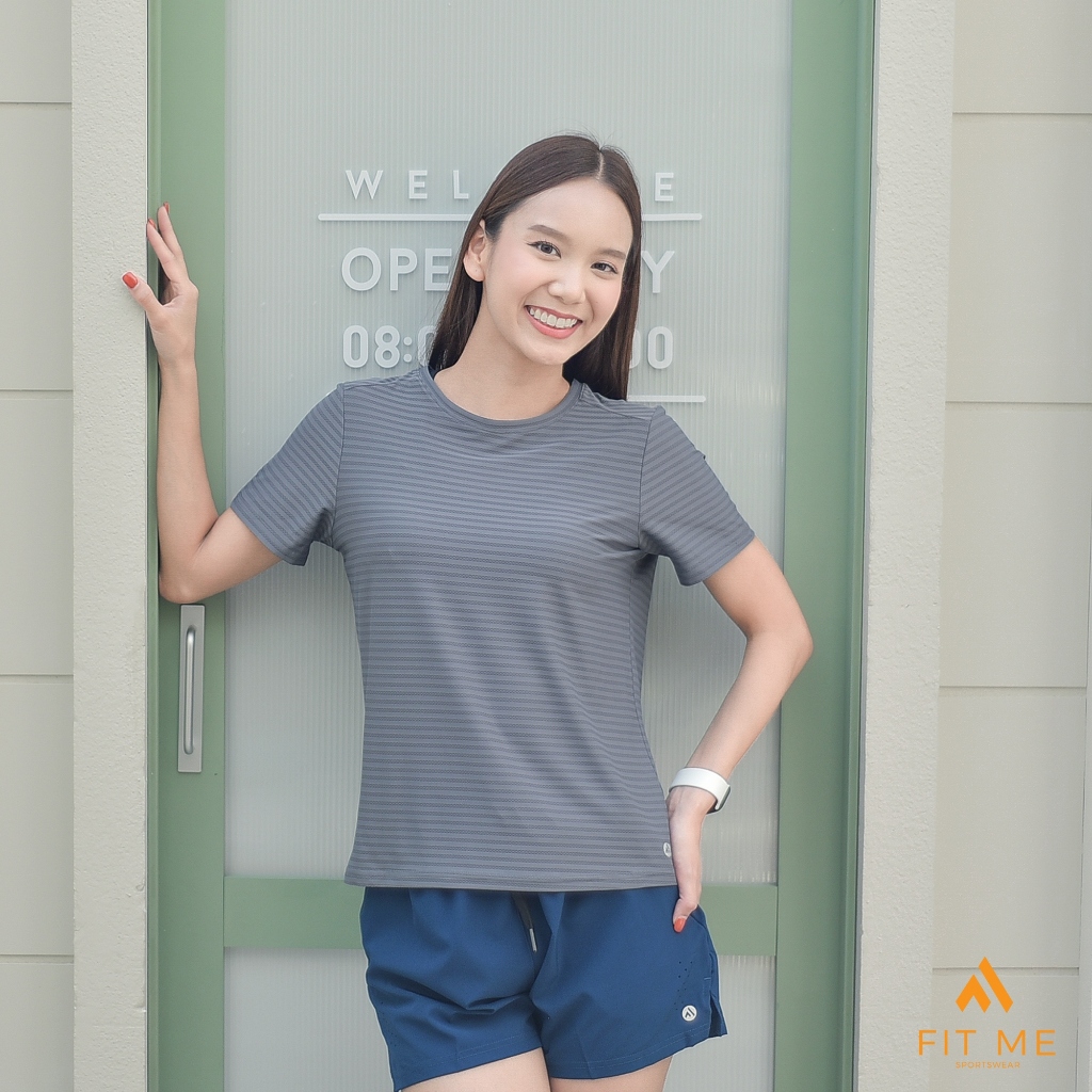 Lively Tee เสื้อวิ่งแขนสั้น เสื้อกีฬาผู้หญิง ผ้านิ่ม แห้งไว ระบายอากาศดี ทรงปล่อย ไม่เข้ารูป FitMesportswear