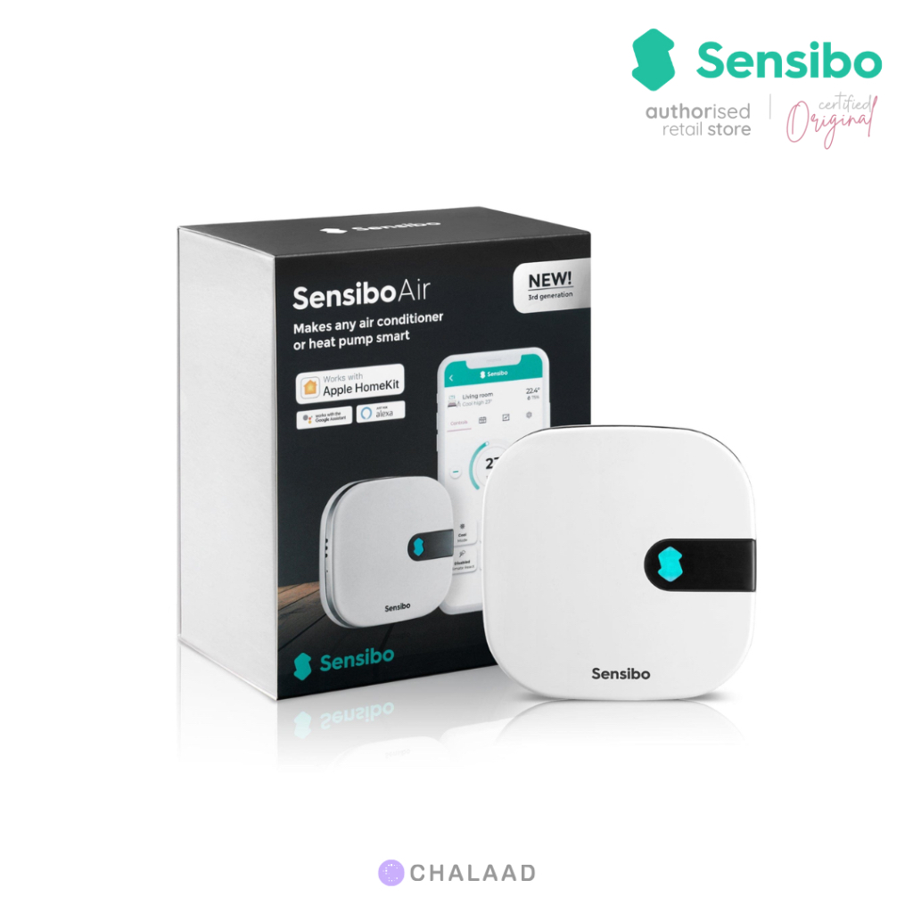 Sensibo Air PRO อุปกรณ์ควบคุมแอร์อัจฉริยะ สั่งผ่านแอป ด้วยเสียง Siri / Apple HomeKit / Google Home