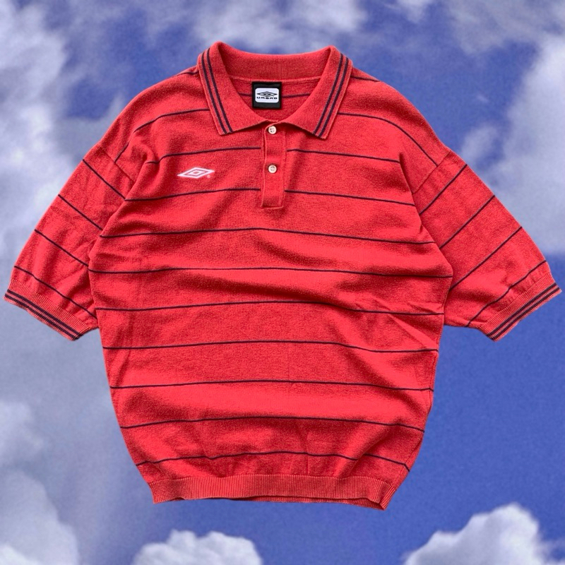 เสื้อคอปก UMBRO เสื้อจั้มแขน เสื้อจั้มเอว (Size M)