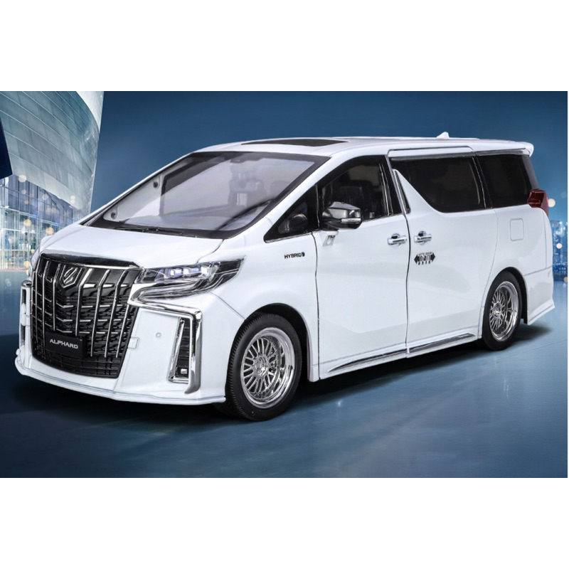 [ มีส่งแบบด่วน ] โมเดลรถ Toyota Alphard 1:18 คันใหญ่ เปิดได้ทั้งหมด โมเดลรถเหล็ก พร้อมส่ง