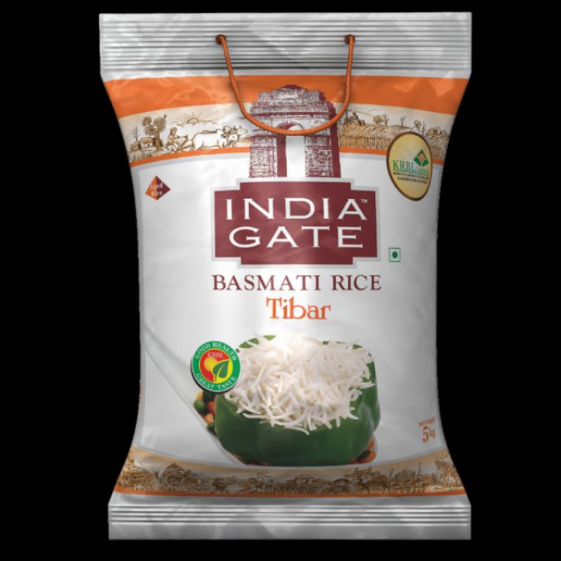 India Gate Tibar Basmati Rice 5kg (Aged Rice)