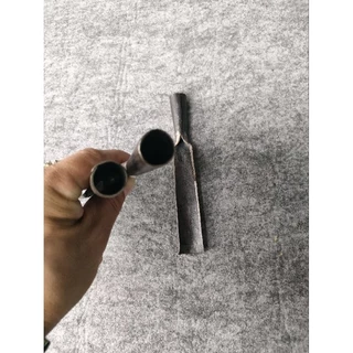สิ่ว สำหรับใช้แกะสลักไม้ แบบปลายโค้งและแบบปลายแบนขนาด 7นิ้วหน้ากว้าวประมาณ1นี้วตอ่เติมด้ามได้
