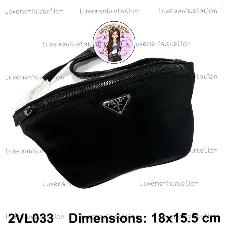 👜: New!! Prada Belt Bag 2VL033‼️ก่อนกดสั่งรบกวนทักมาเช็คสต๊อคก่อนนะคะ‼️