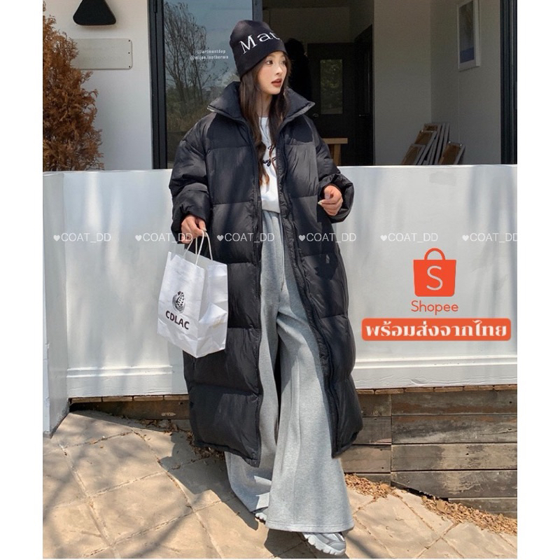 เสื้อหนาวมือสอง coat DD สีดำ สภาพดี100% ไม่มีตำหนิ