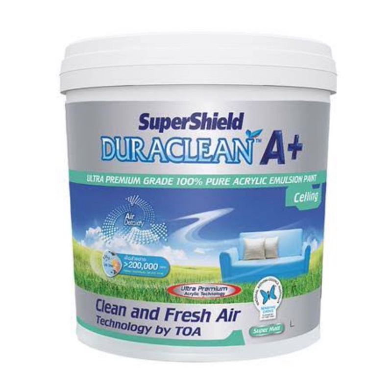 สีน้ำทาฝ้า TOA SUPERSHIELD DURACLEAN A PLUS