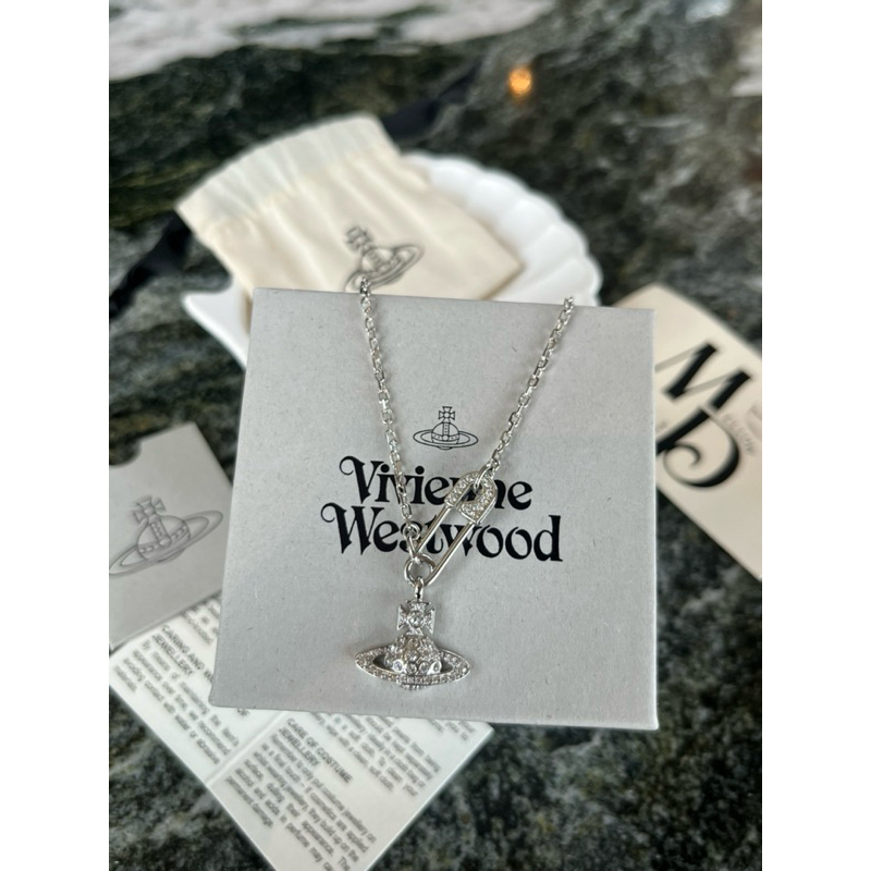 Lucrece pendant Vivienne Westwood สี Silver (เงิน) [ของแท้ พร้อมส่ง]