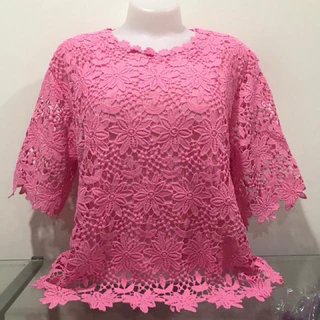 พร้อมส่ง🌺เสื้อลูกไม้รอบอก46-48นิ้ว#เสื้อใส่เที่ยว#เสื้อออกงาน#มี15สีให้เลือกค่ะ