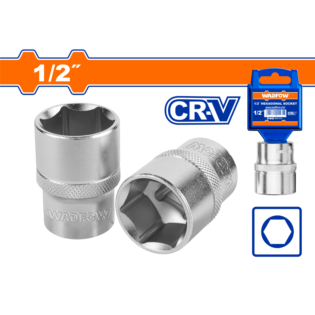 ลูกบล็อก WADFOW 1/2" 30mm CR-V WSC1230
