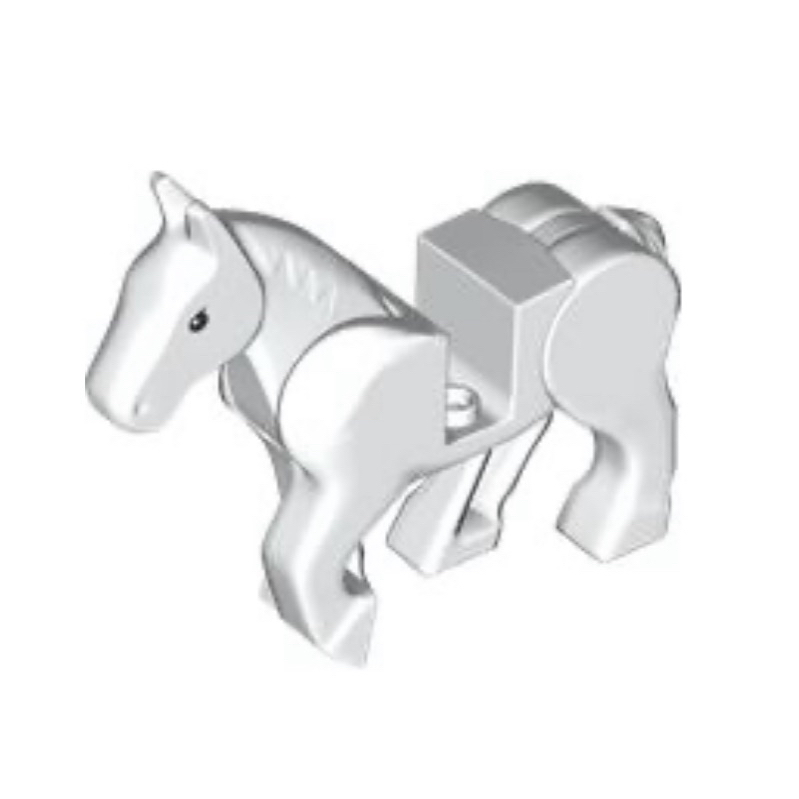 LEGO Parts Animal White Horse ม้าขาว
