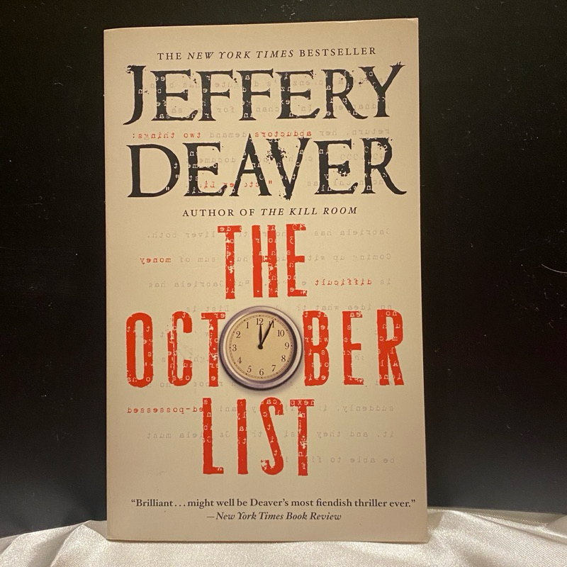 JEFFERY DEAVER - the october list - หนังสือภาษาอังกฤษ (สินค้าพร้อมส่ง)