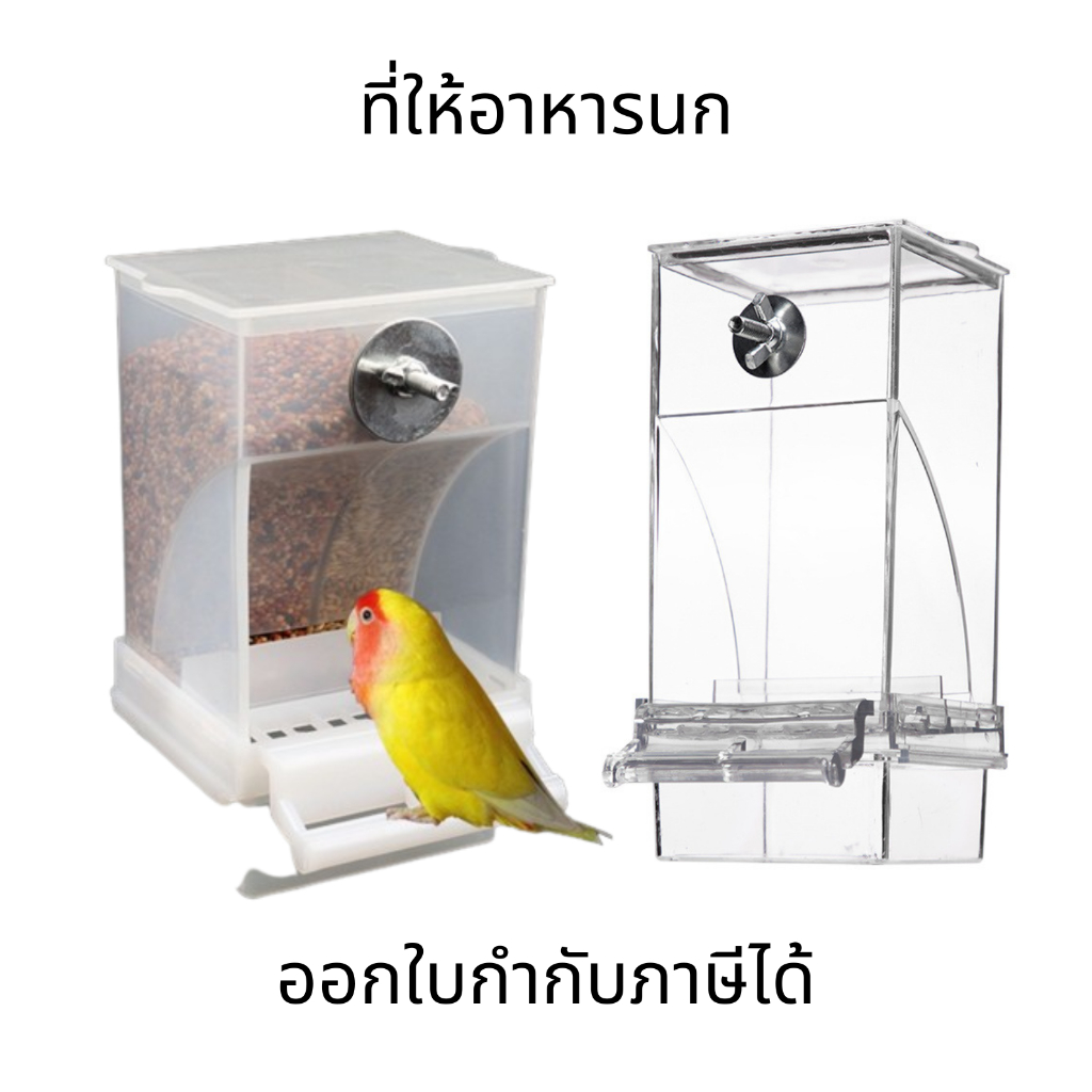 คอนที่ให้อาหารนกนก ที่ให้อาหารนก ที่ให้อาหารนกกันกระเซ็น ที่ใช้งานง่ายสำหรับนกตัวเล็กๆ สะดวกไม่ยุ่งกว้างขวา