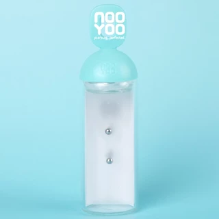 NooYoo ต่างหูสำหรับผิวแพ้ง่าย Ball 3 และ 4 mm Surgical Steel (สีขาว/สีทอง)