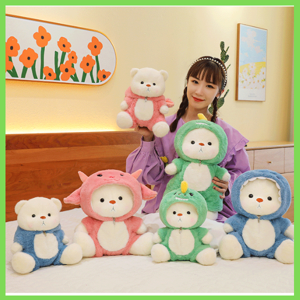 ตุ๊กตาหมีขาหุ่นยนต์ 30CM 40CM เขียนการ์ดอวยพรได้ ของขวัญวันเกิด ของขวัญวันครบรอบ ของขวัญโอกาศพิเศษ