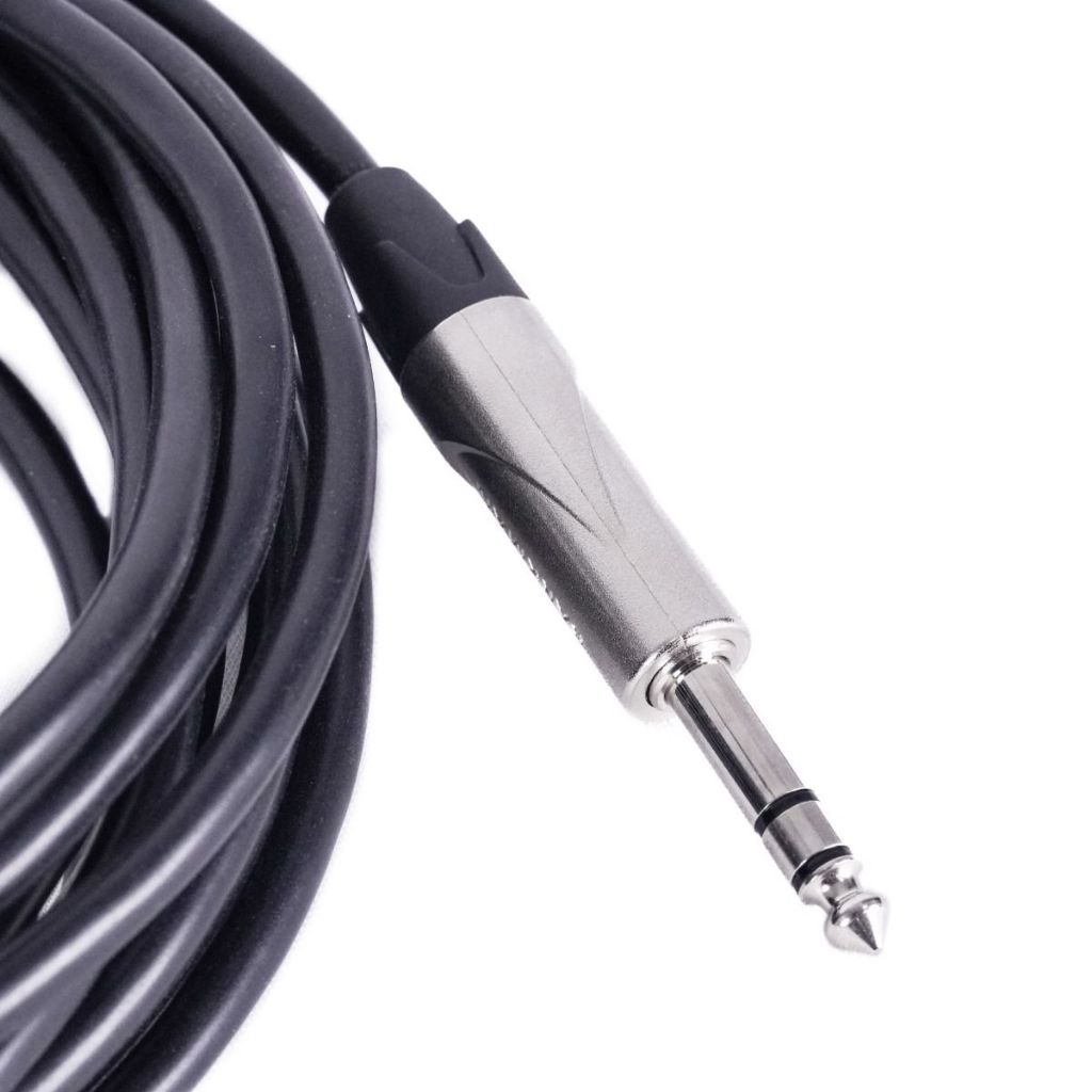 DIVAAUDIO DAMPPS สายสัญญาณ สายAUX ขั้วต่อแจ๊ค 3.5 มม.เป็นแจ็คโฟน 6.3มม.สเตอริโอ